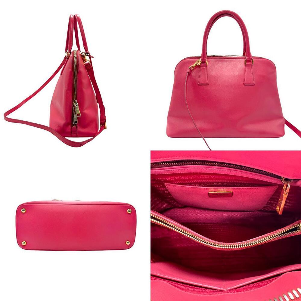 Prada handbag shoulder bag pink leather - Picture 2 of 4